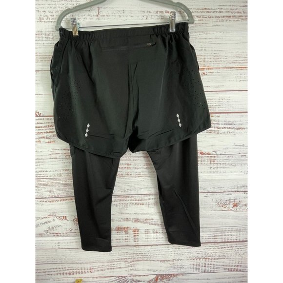 Raw Gear Compression Legging Shorts ~ XL Black by Bradley Martyn ✨NEW✨ RG206 - Picture 3 of 5